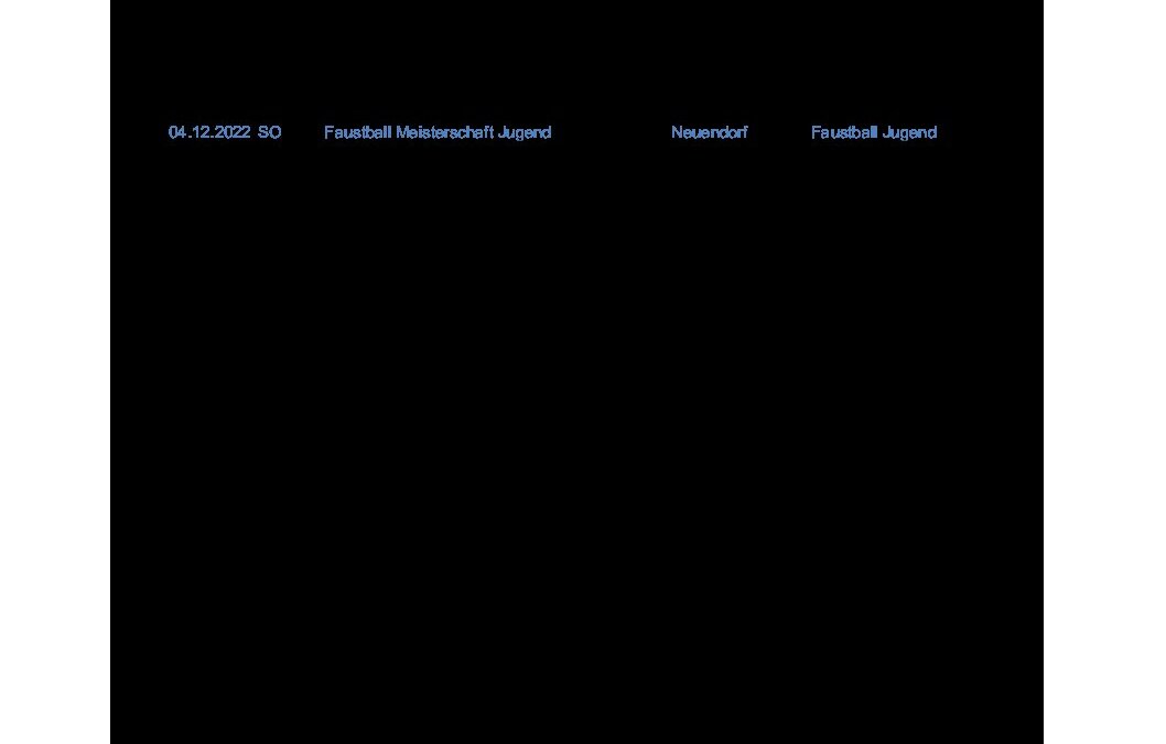 Anlässe Ressort Sport 2022_Okt-Dez