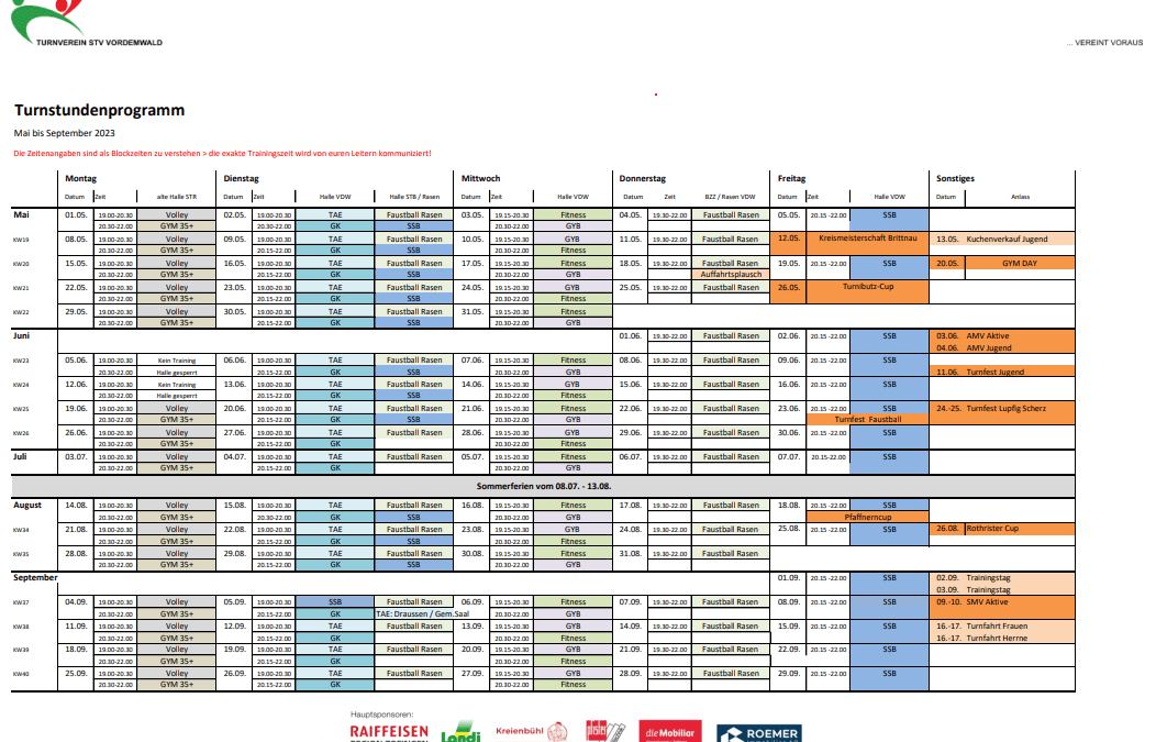 Turnstundenprogramm_Mai-September 2023