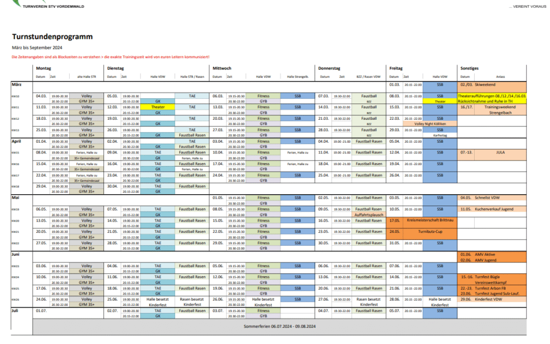 Turnstundenprogramm 2024_März – Juli