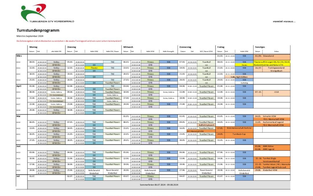 Turnstundenprogramm 2024_März – Mitte September