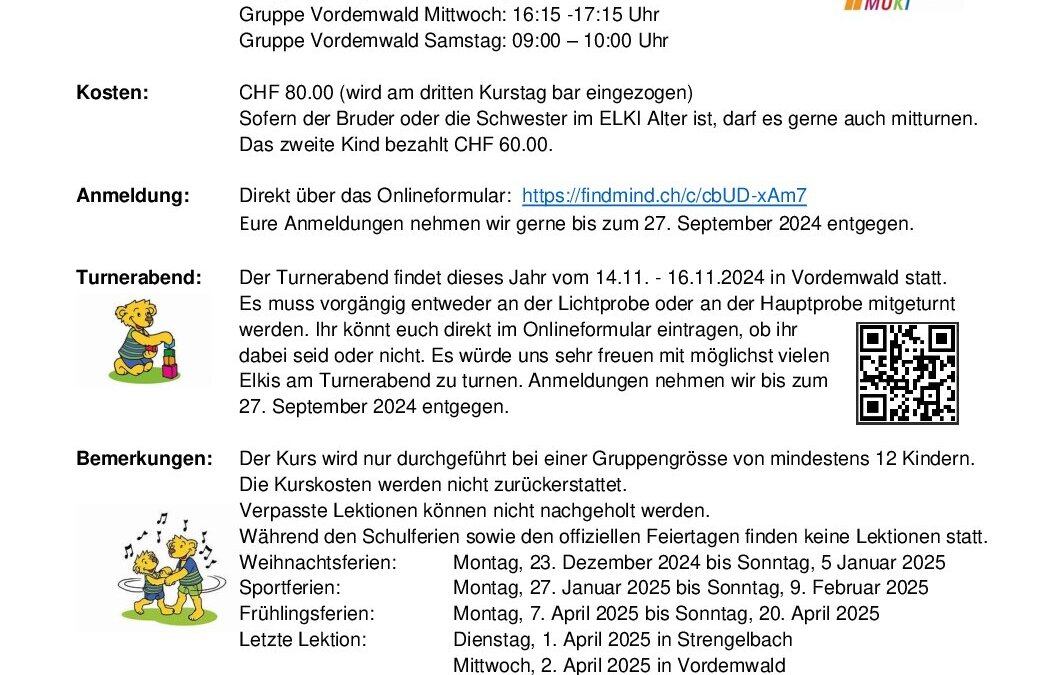Elki Anmeldeformular 2024